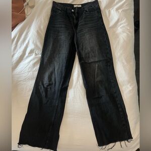 MANGO Black Jeans